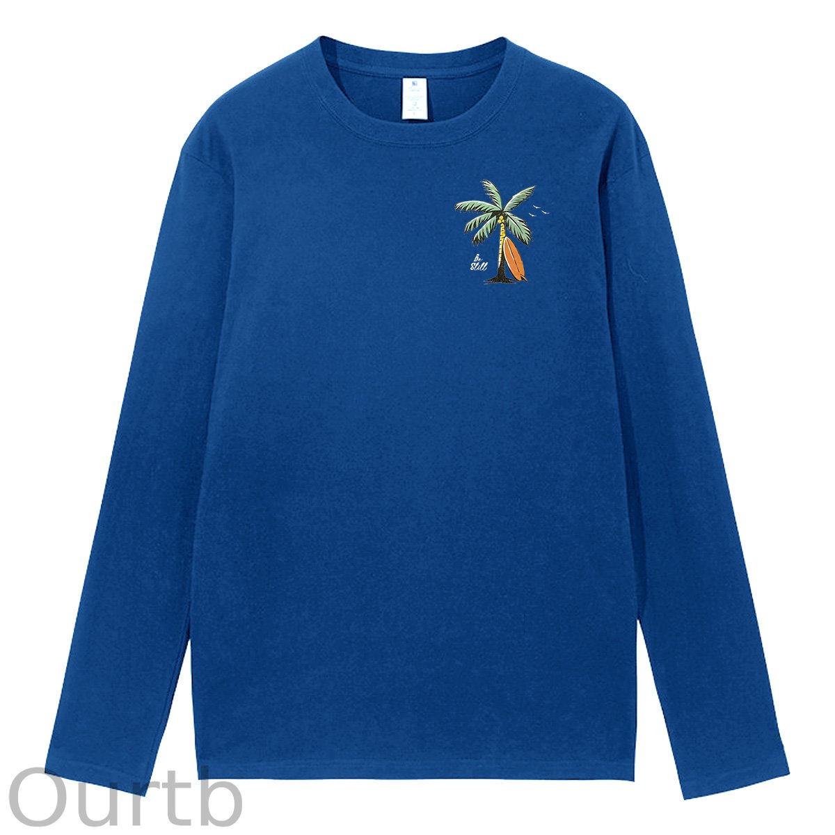 Be Still  Pattern Long Sleeve 100% Cotton  T-Shirt