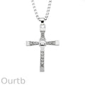 Casual Fashion Shiny Cross Necklace 59489667TO