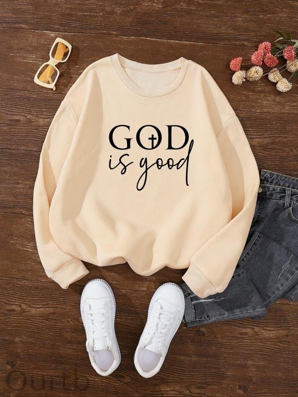 God Is Good 100% Cotton Fleece Sweatshirt