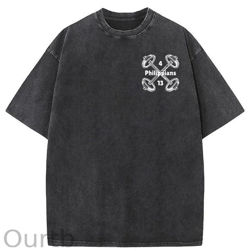 Not By My Strength Washed Cotton T-Shirt
