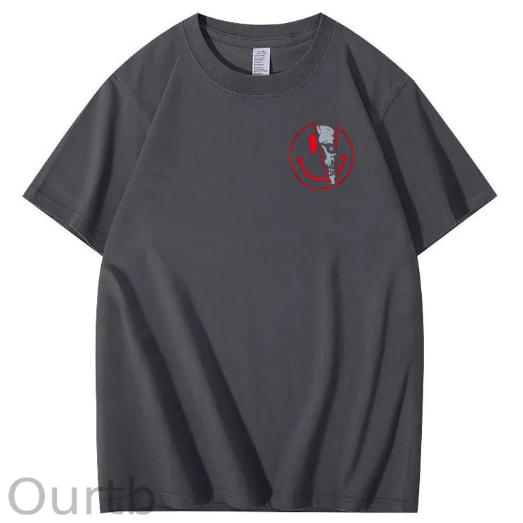 I'm Broken Skull Smile Pattern 100% Cotton T-Shirt