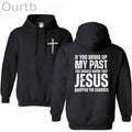 Jesus Pattern Printed Classics Hooded Sweatshirt