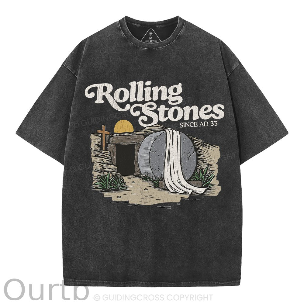 Rolling Stone Christian Washed T-Shirt