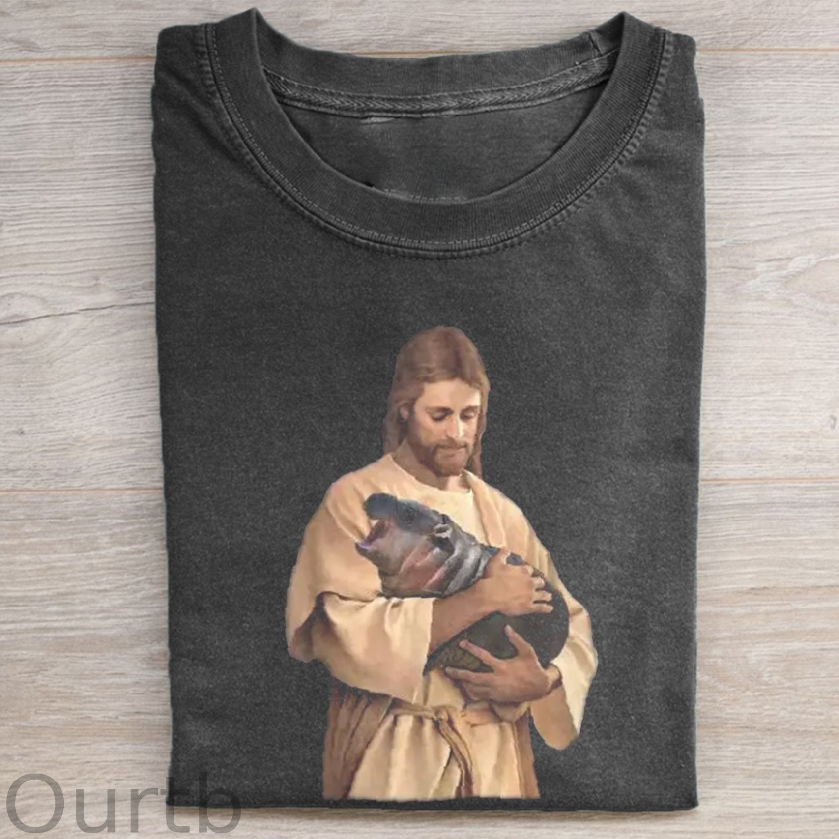 Jesus Moo Deng T-Shirt