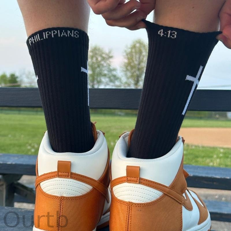 Christian Cushioned Crew Socks