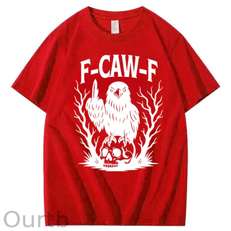 F-Caw-F Crow 100% Cotton T-Shirt