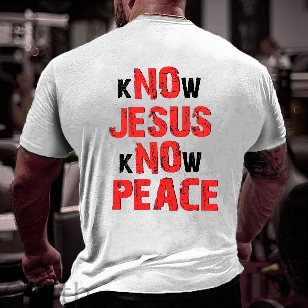 GEN X Know Jesus Know Peace Sweatshirt - Gift Christian Religious Catholic God Faith