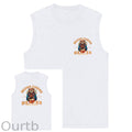 Muhn Ching All You Can Eat Beaver China Buffet Art Print Cotton Sleeveless Tank Tops