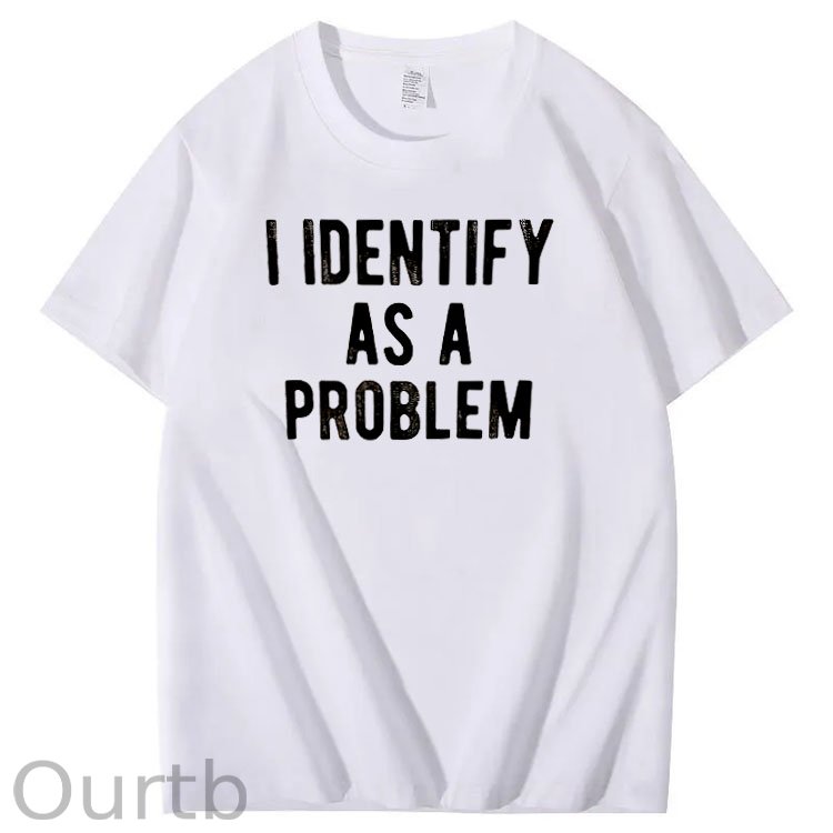 I Identify As A Problem Pattern100% Cotton T-Shirt