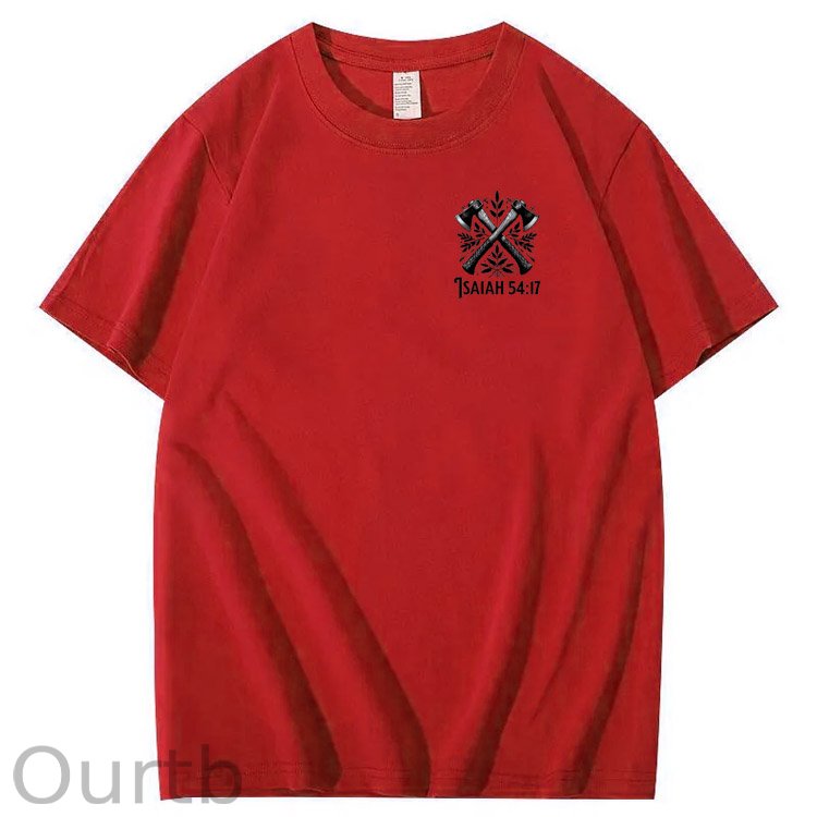 No Weapon Pattern Print Crew Neck T-Shirt