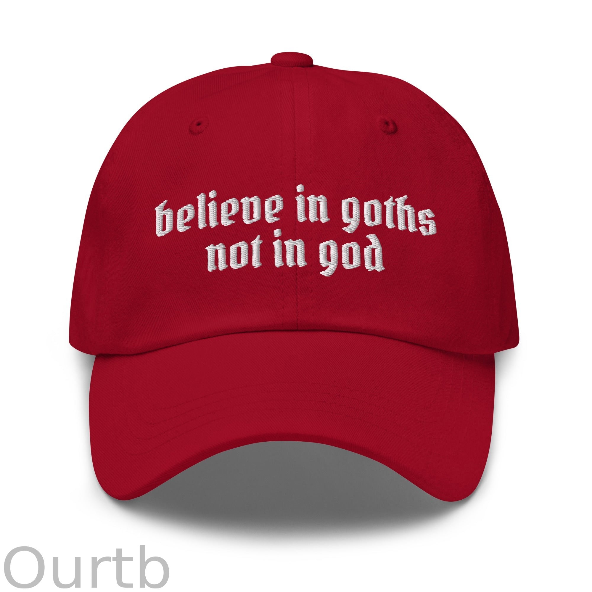 Believe in Goths Not in God hat