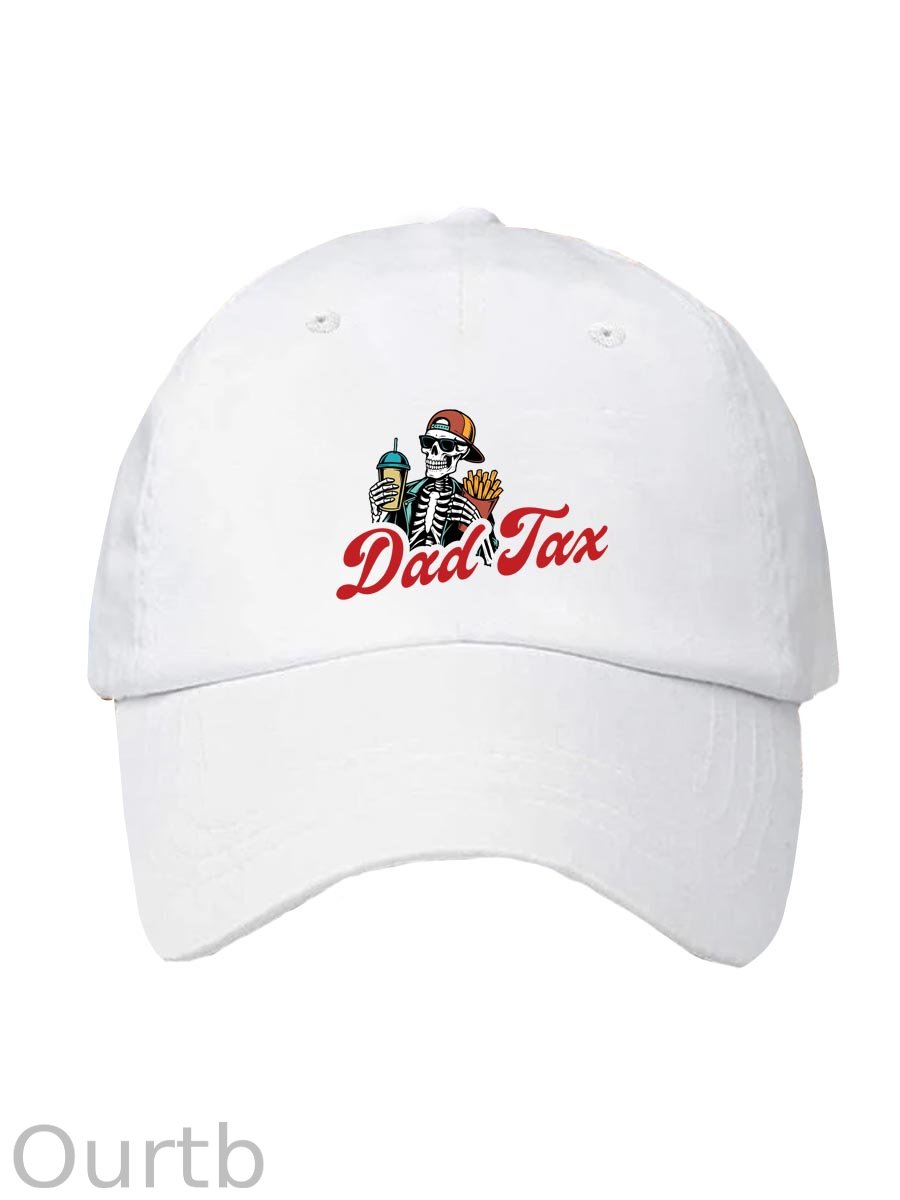 Dad Tax Pattern Washed And Distressed Hats
