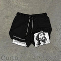 Gym God Has My Back 2 In 1 Gym Performance Shorts