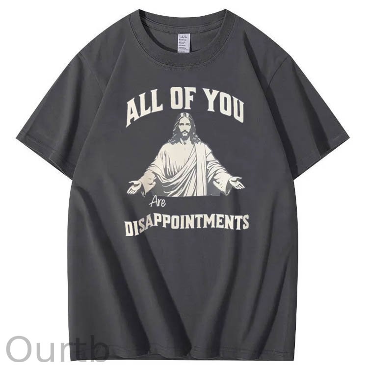 All Of  You Pattern Print Crew Neck T-Shirt