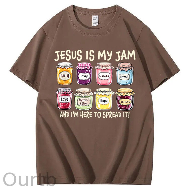 Jesus Is My Jam Christian 100% Cotton T-Shirt