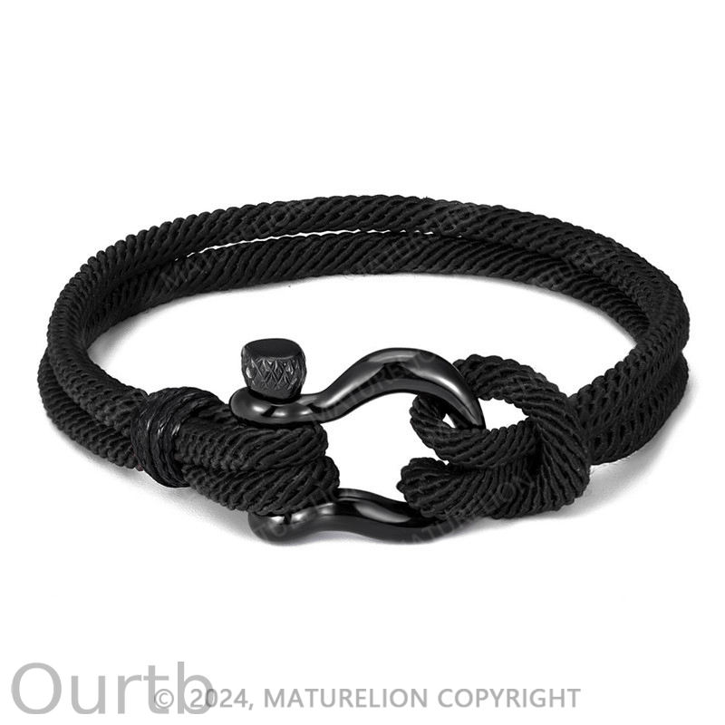 Men's Bracelet Military Camouflage 2 Layer Paracord Braclet