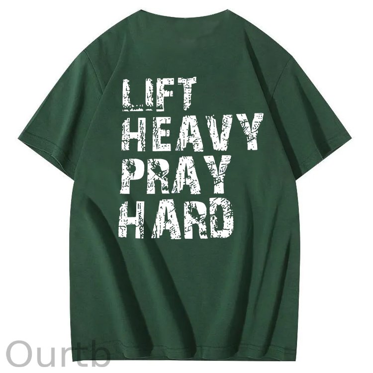Life Heavy Party Hard Pattern  Print 100%Cotton T-Shirt