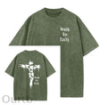 Jesus Pint Pattern Crew Neck T-Shirt