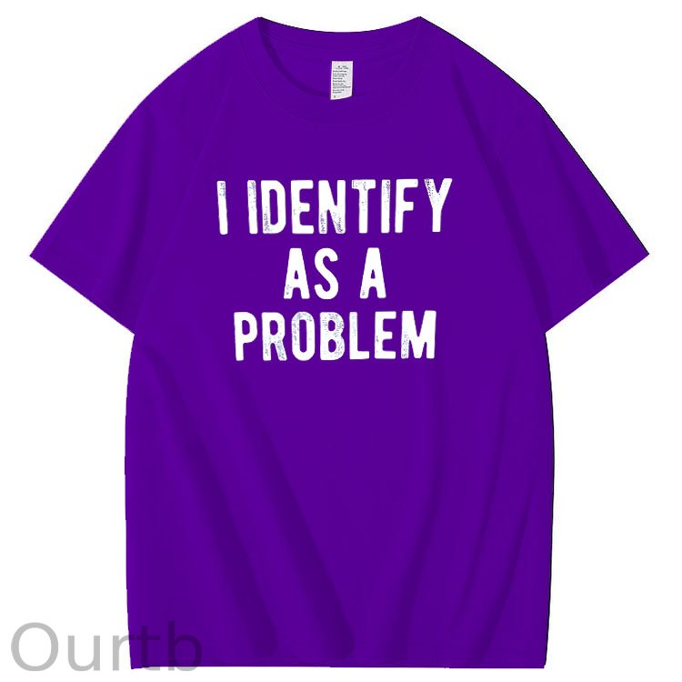 I Identify As A Problem Pattern100% Cotton T-Shirt