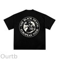 The Black Death European Tour Printed  T-shirt