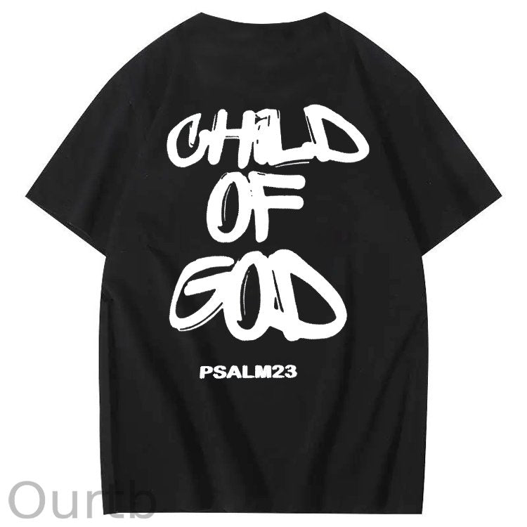 Child Of God Print Crew Neck T-Shirt