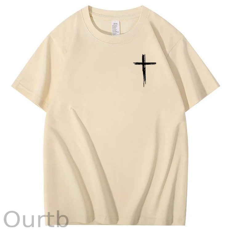 Jesus The Ultimate Pattern Printing Print Crew Neck T-Shirt