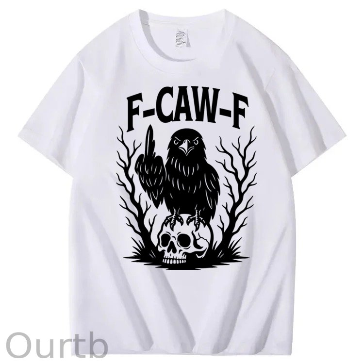 F-Caw-F Crow 100% Cotton T-Shirt