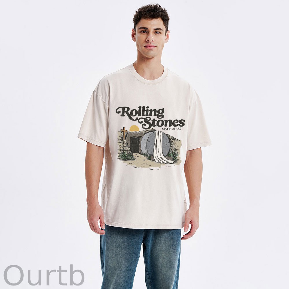 Rolling Stone Christian Washed T-Shirt