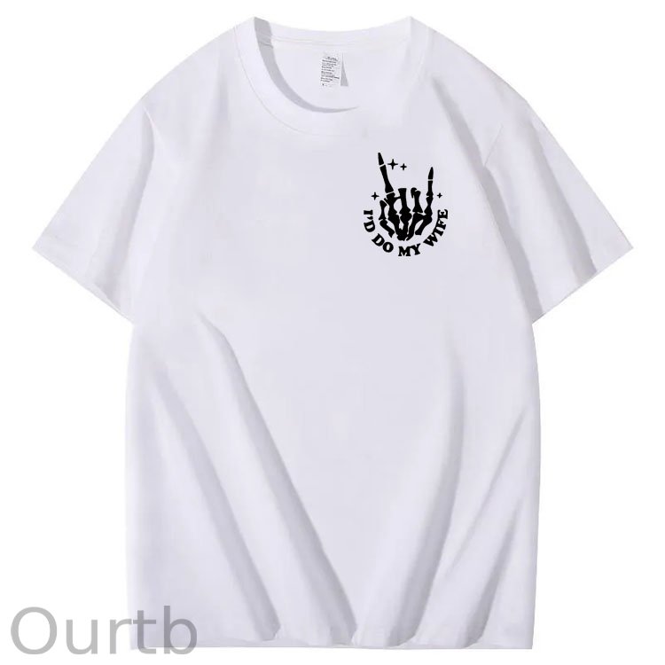 Today I Don't Feel Like Doing Anything Except My Wife Funny  Pattern 100&Cotton Print T-Shirt