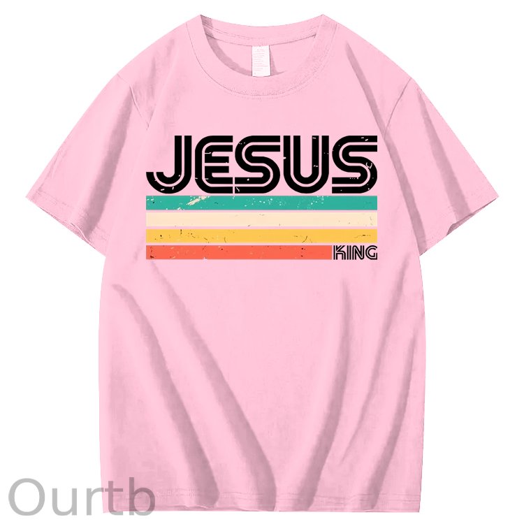 Vintage Jesus King 100% Cotton T-Shirt