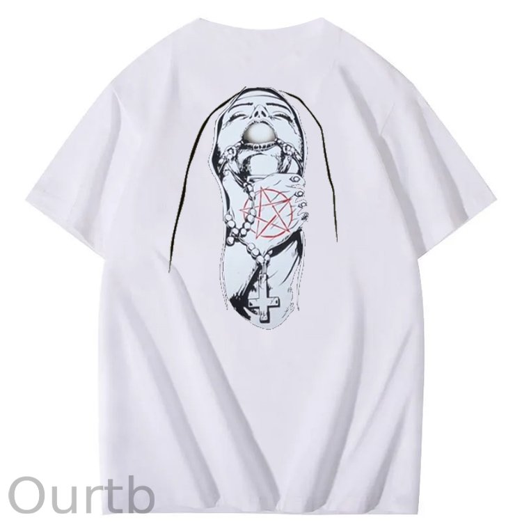 Save Me Pattern Crew Neck T-Shirt