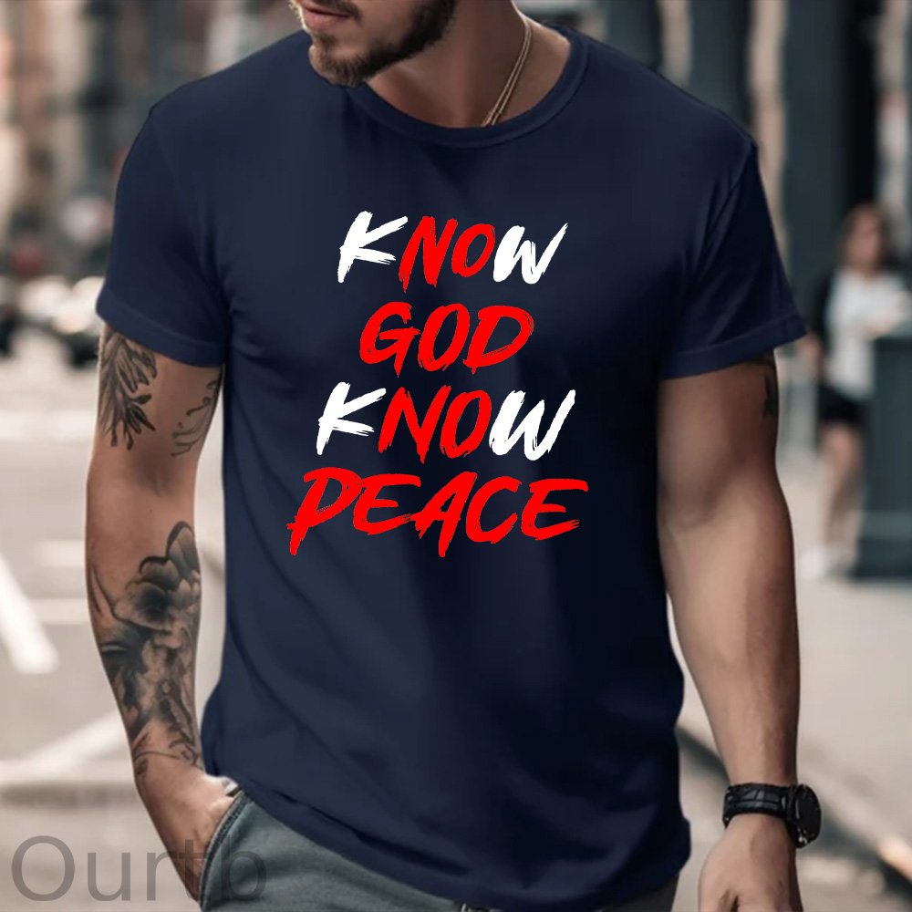 GEN X Know Jesus Know Peace Sweatshirt - Gift Christian Religious Catholic God Faith