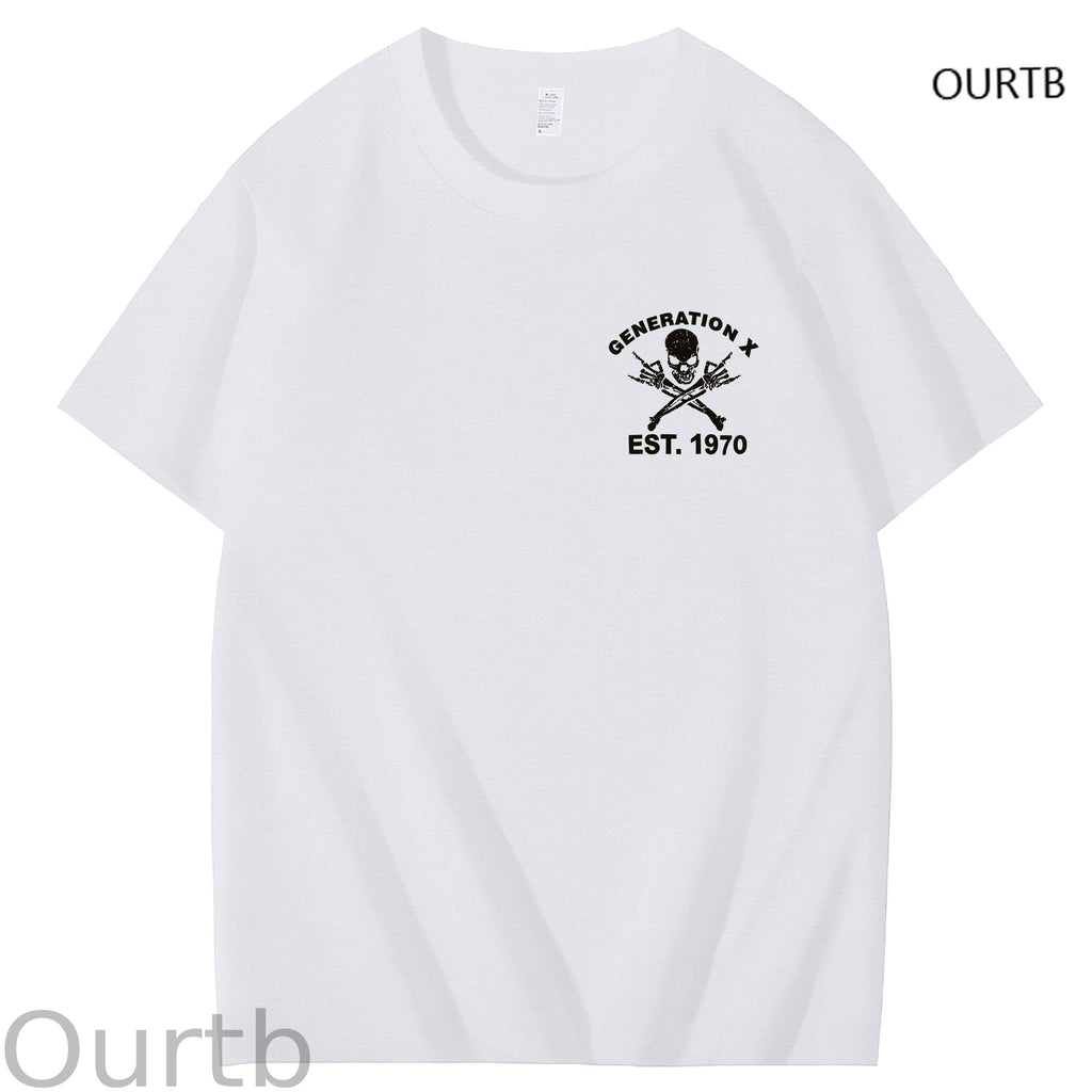 I‘m 97% Sure You Don't Like Me But I'm 100% Sure I Don't Care Generation X Est 1970 Funny Art Pattern Print T-Shirt