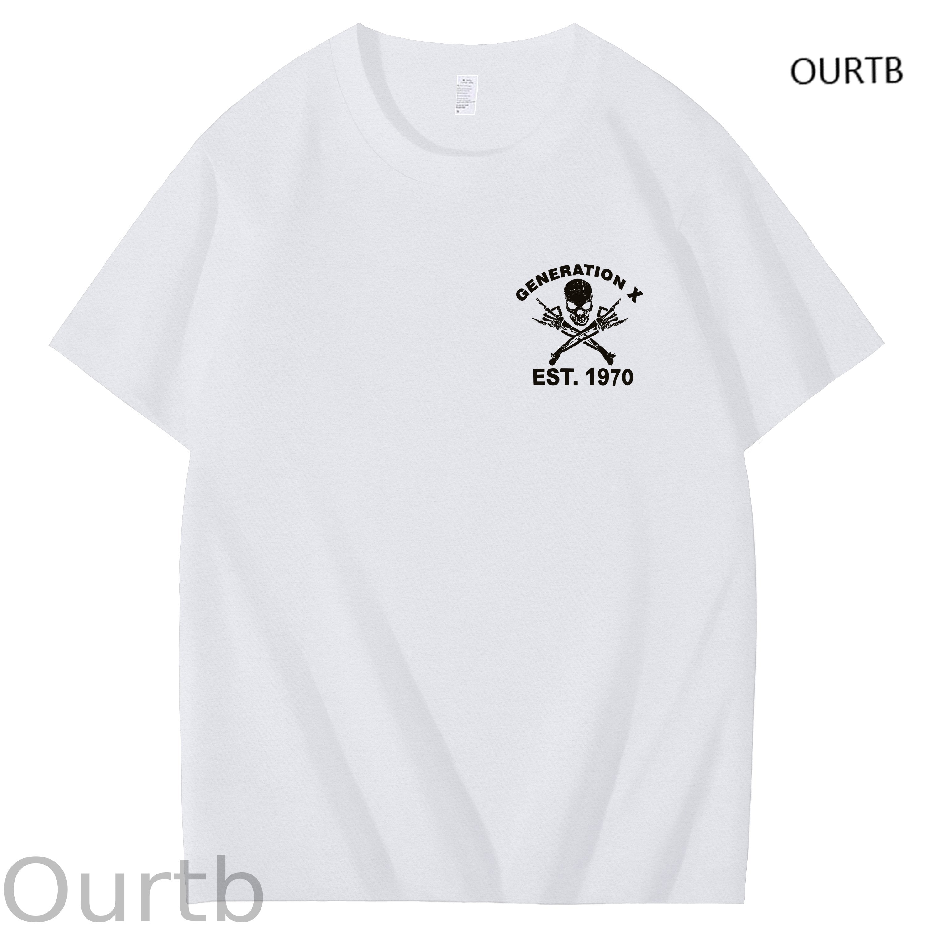 I‘m 97% Sure You Don't Like Me But I'm 100% Sure I Don't Care Generation X Est 1970 Funny Art Pattern Print T-Shirt