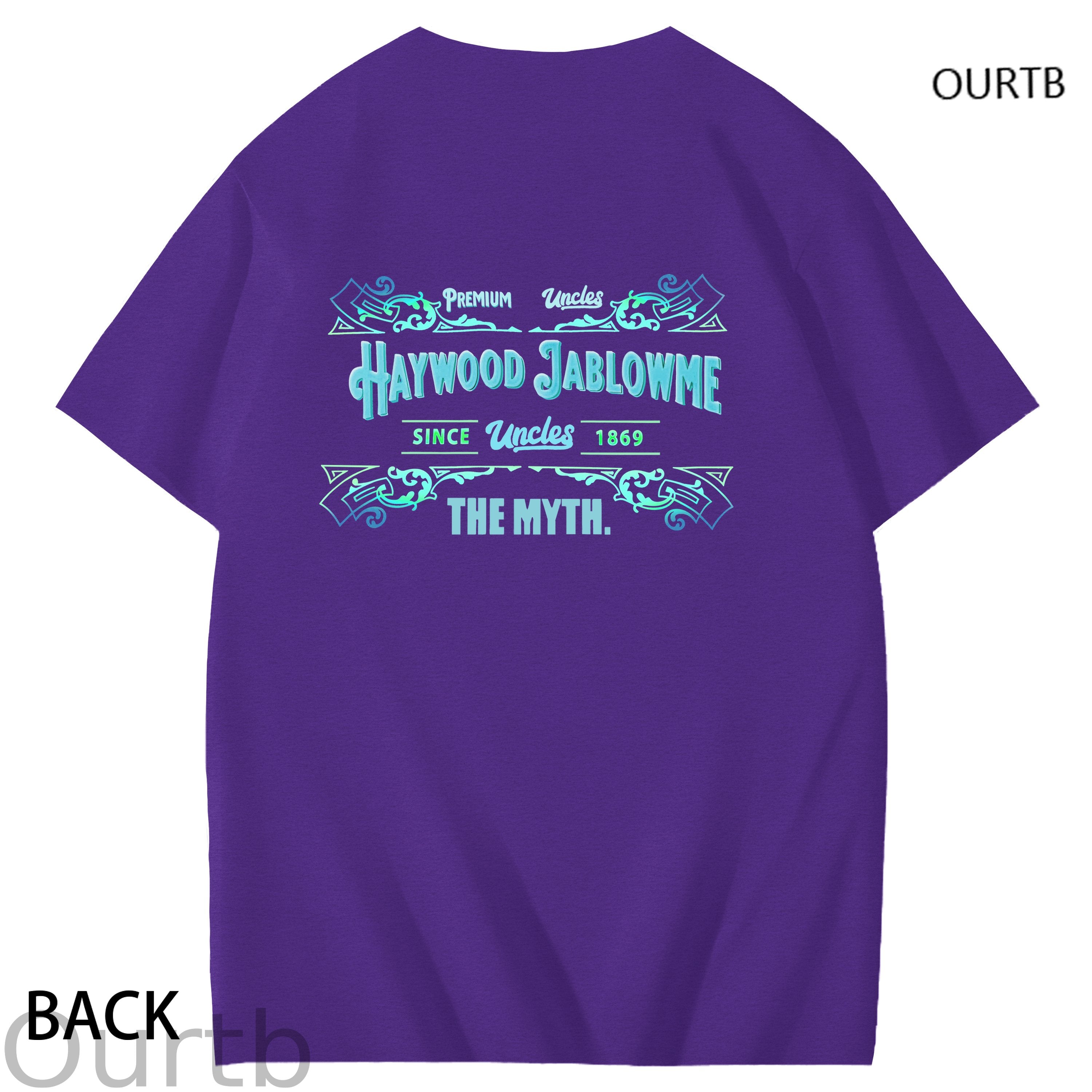 Premium Uncles Haywood Jablowme Since 1869 Uncles The Math Funny Adult Art Pattern Print T-Shirt