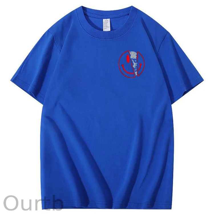 I'm Broken Skull Smile Pattern 100% Cotton T-Shirt