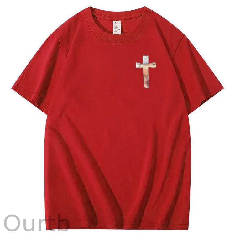 God Turns Broken Pieces Into Masterpieces Christian Pattern Crew Neck T-Shirt