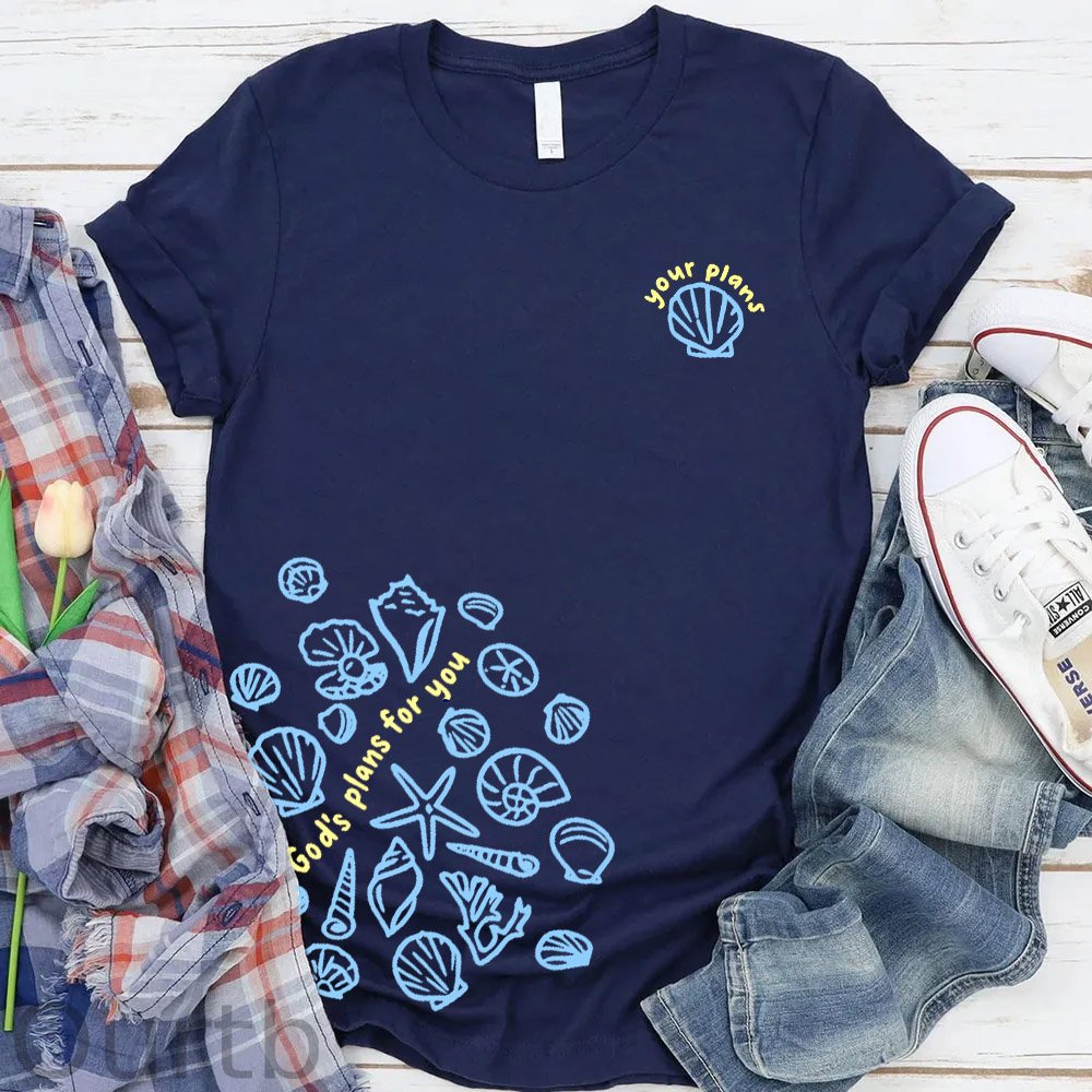 God's Plans Fot Your Pattern Round-Neck T-Shirt