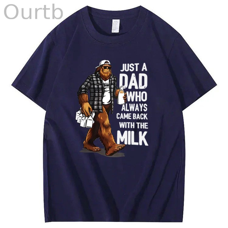 Just A Dad Who Always Came Back With The Milk T-Shirt
