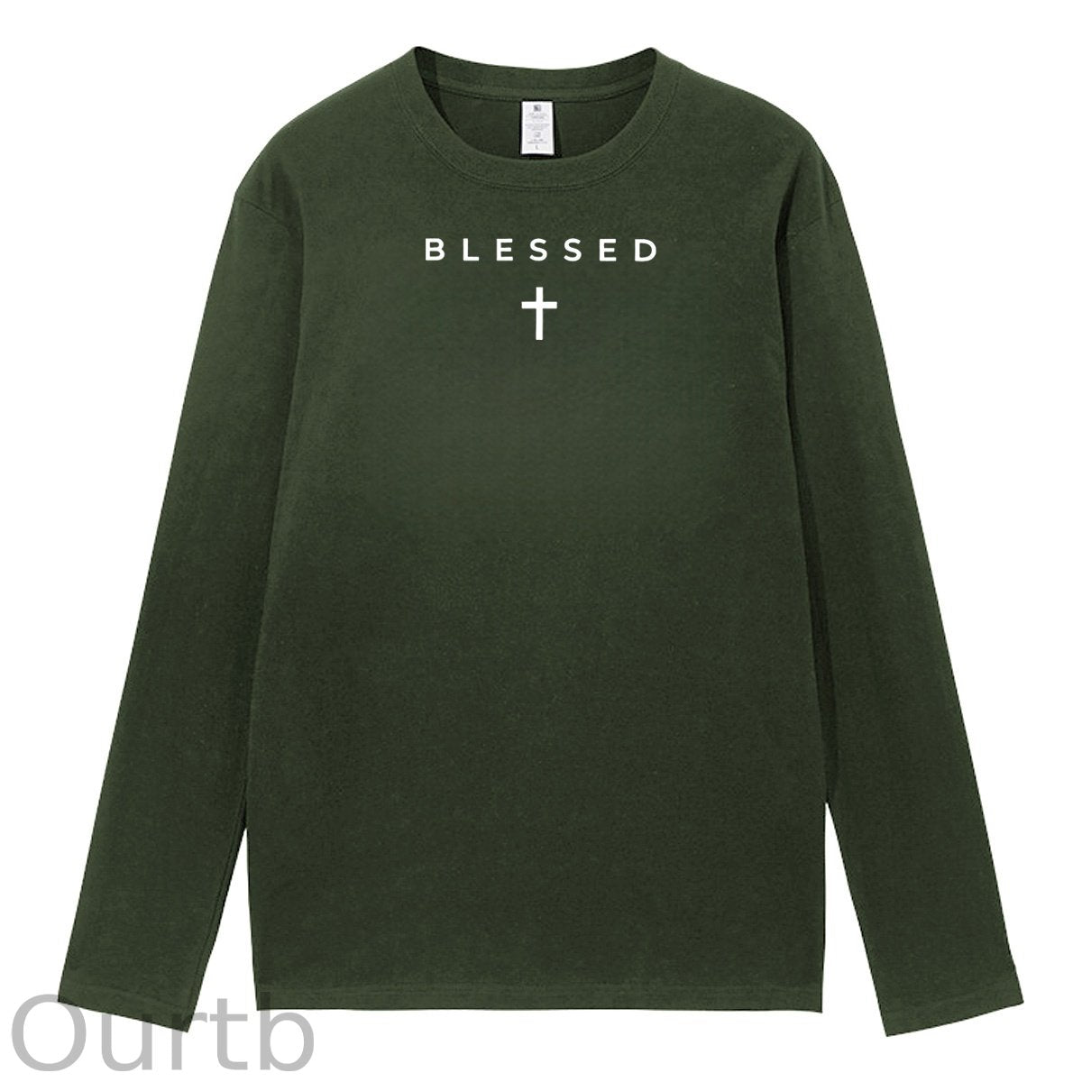 Cross Blessed 100% Cotton Long Sleeve T-Shirt
