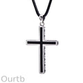 Retro Casual Simple Cross Necklace 29516465TO