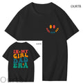 TS Fans In My Girl Dad Era Funny Art Pattern Print T-Shirt