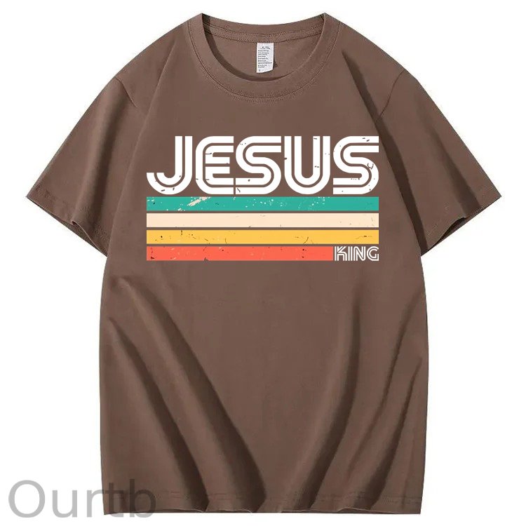 Vintage Jesus King 100% Cotton T-Shirt