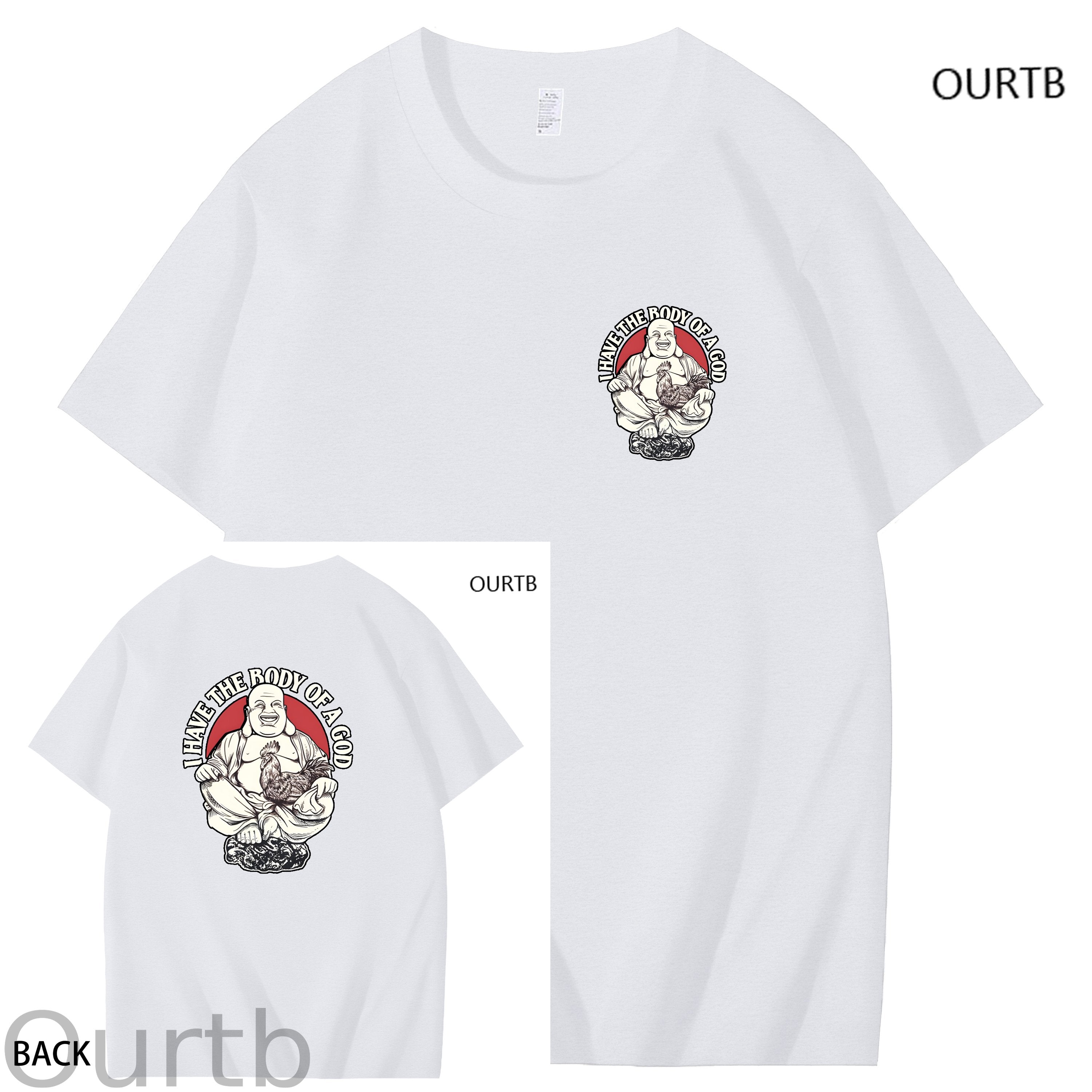 I Have The Body Of A God Funny Adoult Art Pattern Print T-Shirt