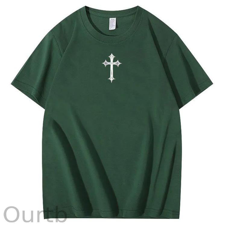Jesus Is Being Pattern Crew Neck T-Shirt