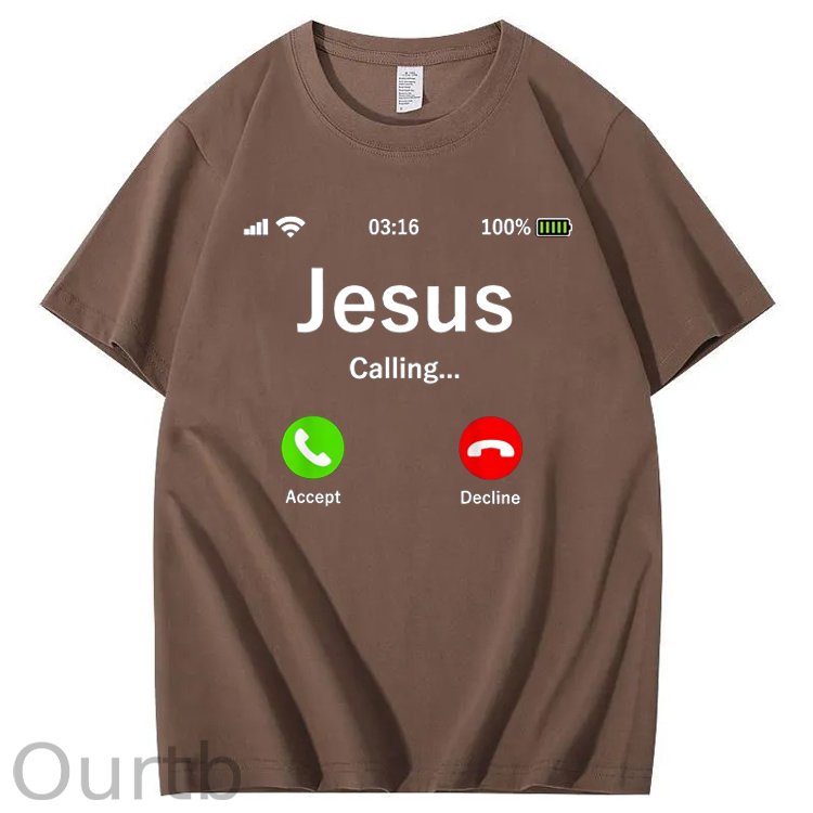 Jesus Calling Pattern100% Cotton T-Shirt