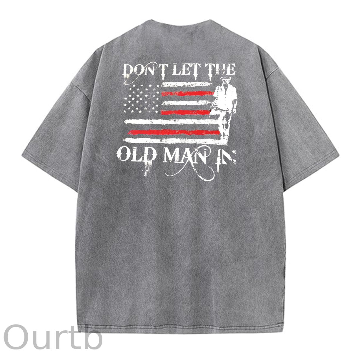 Don't Let The Old Man In Pattern Crew Neck T-Shirt