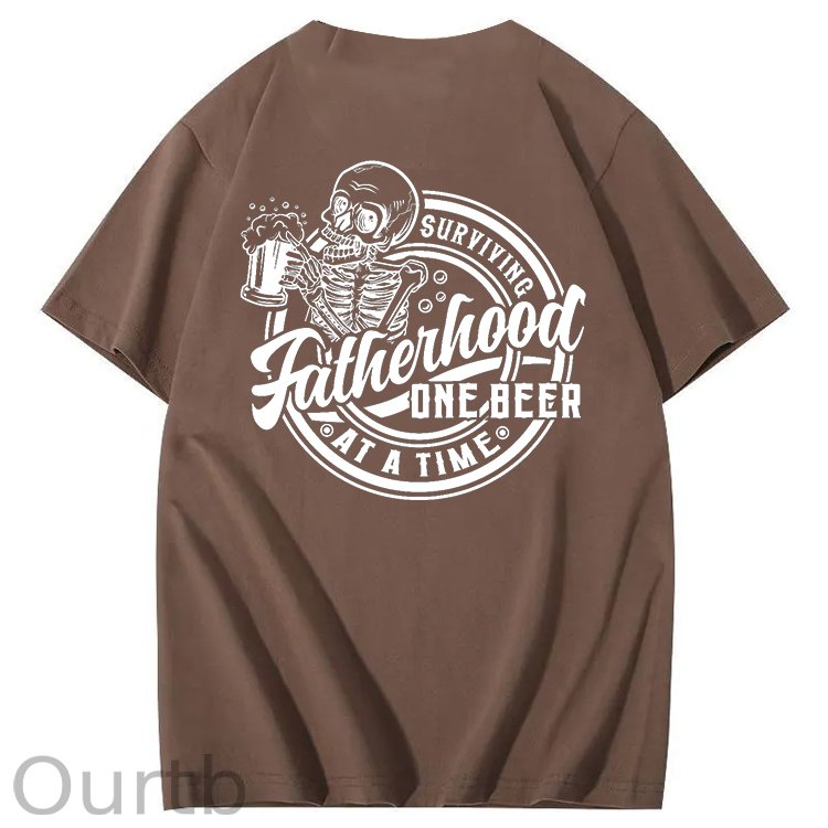 Surviving Fatherhood One Beer At A Time T-Shirt