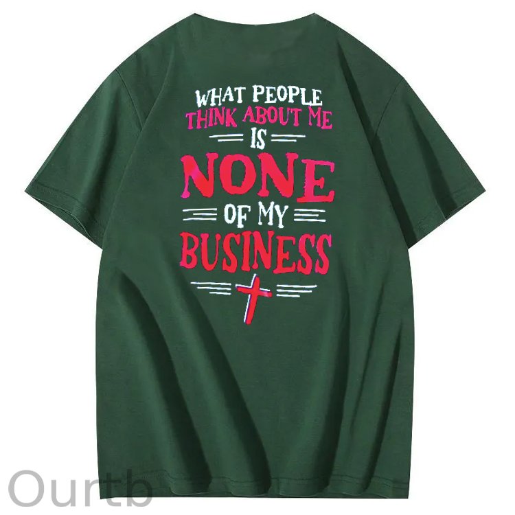 God Got Me Print Crew Neck T-Shirt