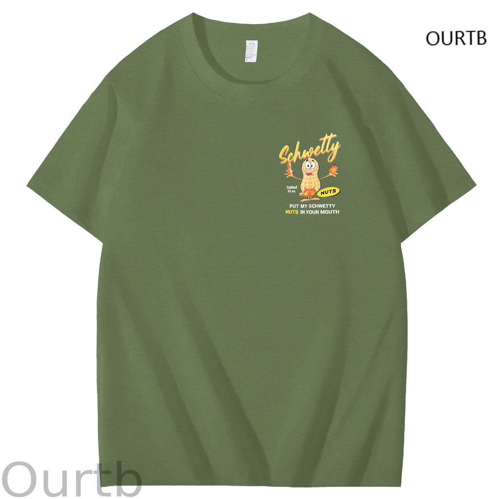 Schwetty Put My Schwetty Nuts In Your Mouth Art Pattern Print T-Shirt